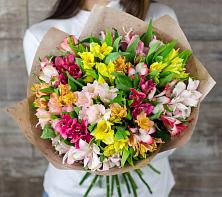 Букет цветов из:  Альстромерии #REPLACE_PRED# Поселок имени Куйбышева