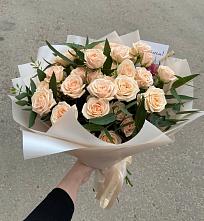 Букет Кремовые розы Латте #REPLACE_PRED# Поселок имени Куйбышева