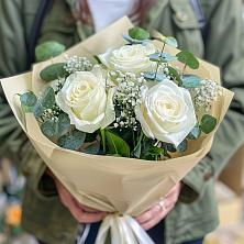 Букет Нежные грёзы в Поселок имени Куйбышева Букет цветов из: Розы в Поселок имени Куйбышева