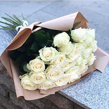 Букет Белые розы Анастасия #REPLACE_PRED# Поселок имени Куйбышева