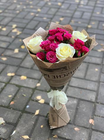 Букет цветов из: Розы в Поселок имени Куйбышева