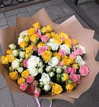 Букет цветов из:  Розы #REPLACE_PRED# Поселок имени Куйбышева