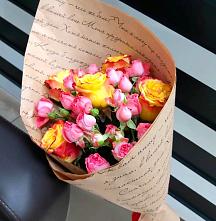 Букет цветов из:  Розы #REPLACE_PRED# Поселок имени Куйбышева